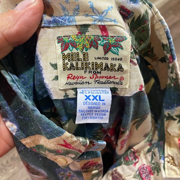 Reyn Spooner 2010 Christmas shirt new without tags - Picture 4 of 4